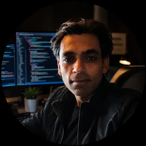 Sunny Luthra, photographed at his desk